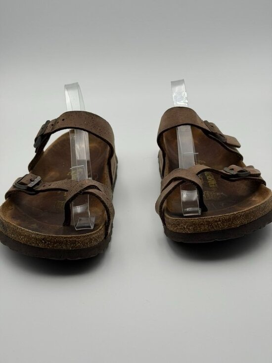 BIRKENSTOCK Mayari Sandals Womens Mens‎ 41 Brown Leather Buckle Comfort Footbed main image 6